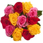 FRESH CUT FLOWERS BOUQUET WITH FREE NOTE