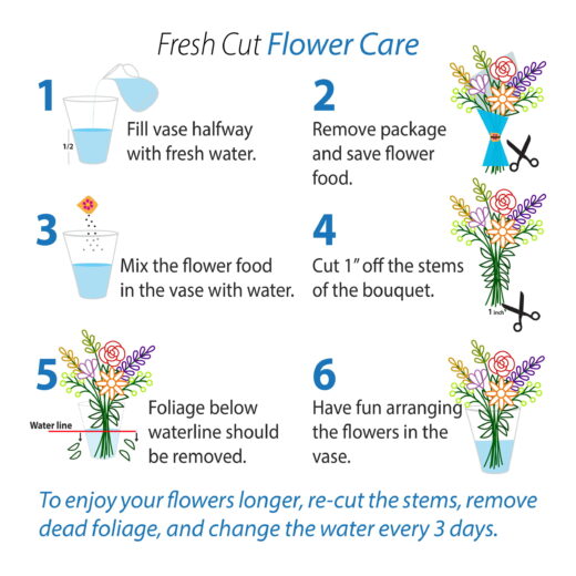 FRESH CUT FLOWERS BOUQUET WITH FREE NOTE