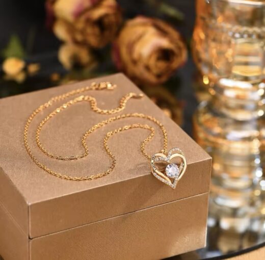 VNOX HEART NECKLACE FOR WOMEN