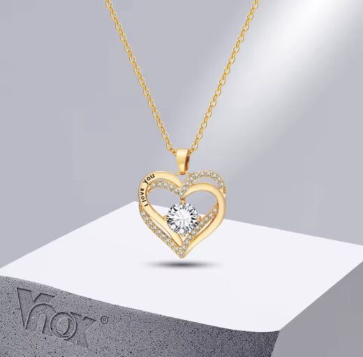 VNOX HEART NECKLACE FOR WOMEN