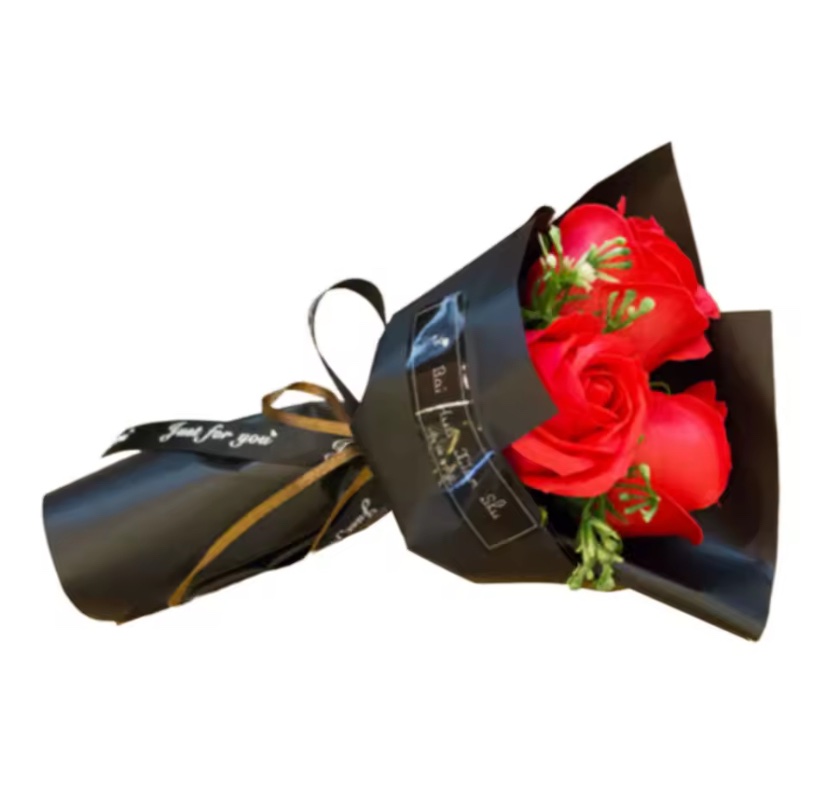 ARTIFICIAL FLOWER ROSE SOAP BOUQUET