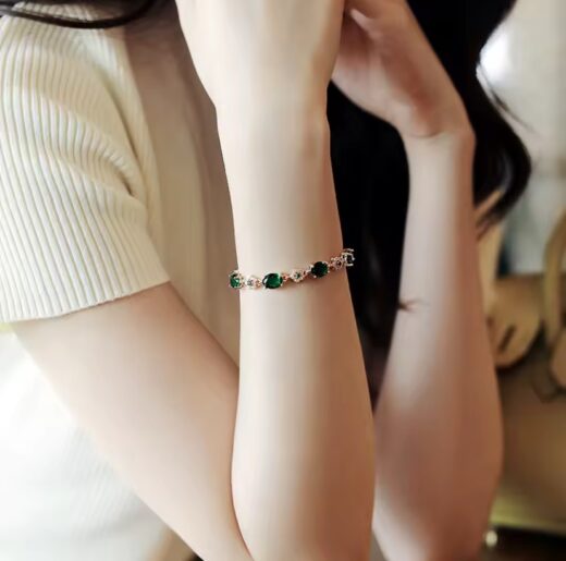 LUXURY RHINESTONE CRYSTAL BRACELET FOR WOMEN