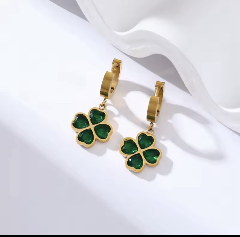 GANEMLY CRYSTAL EARRINGS FOR WOMAN