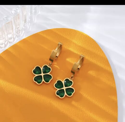 GANEMLY CRYSTAL EARRINGS FOR WOMAN