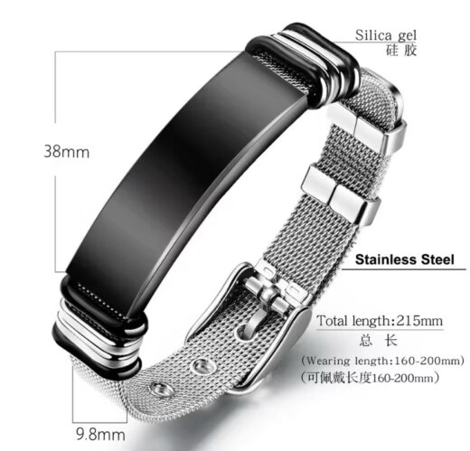 CUSTOMIZE STAINLESS BRACELET BOTH MALE & FEMALE