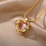 PINK CUBIC NECKLACE