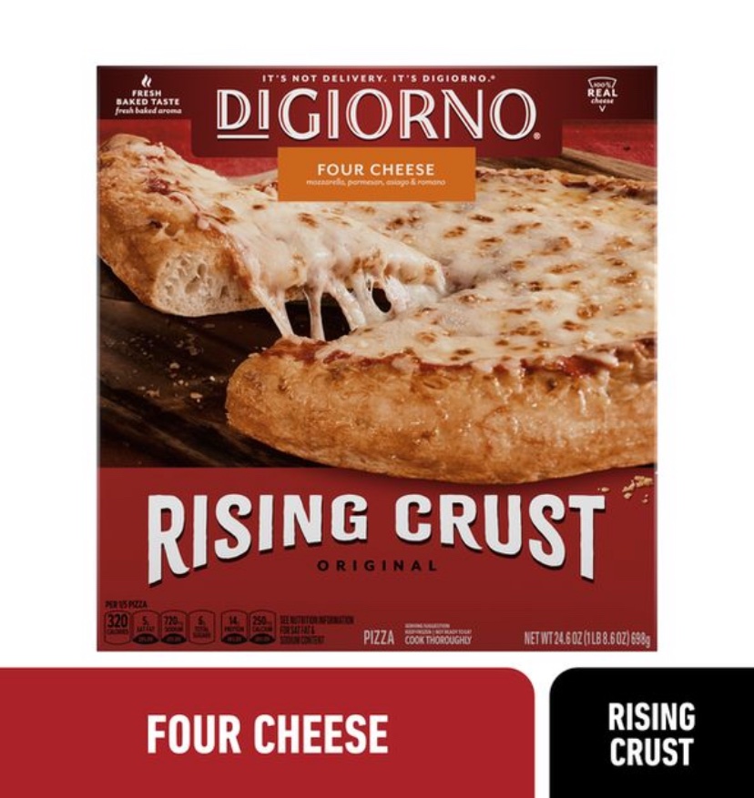FOUR CHEESE CRUST PIZZA & COKE FROZEN
