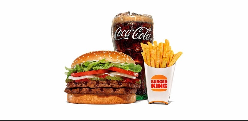 BURGER AND BIG COKE